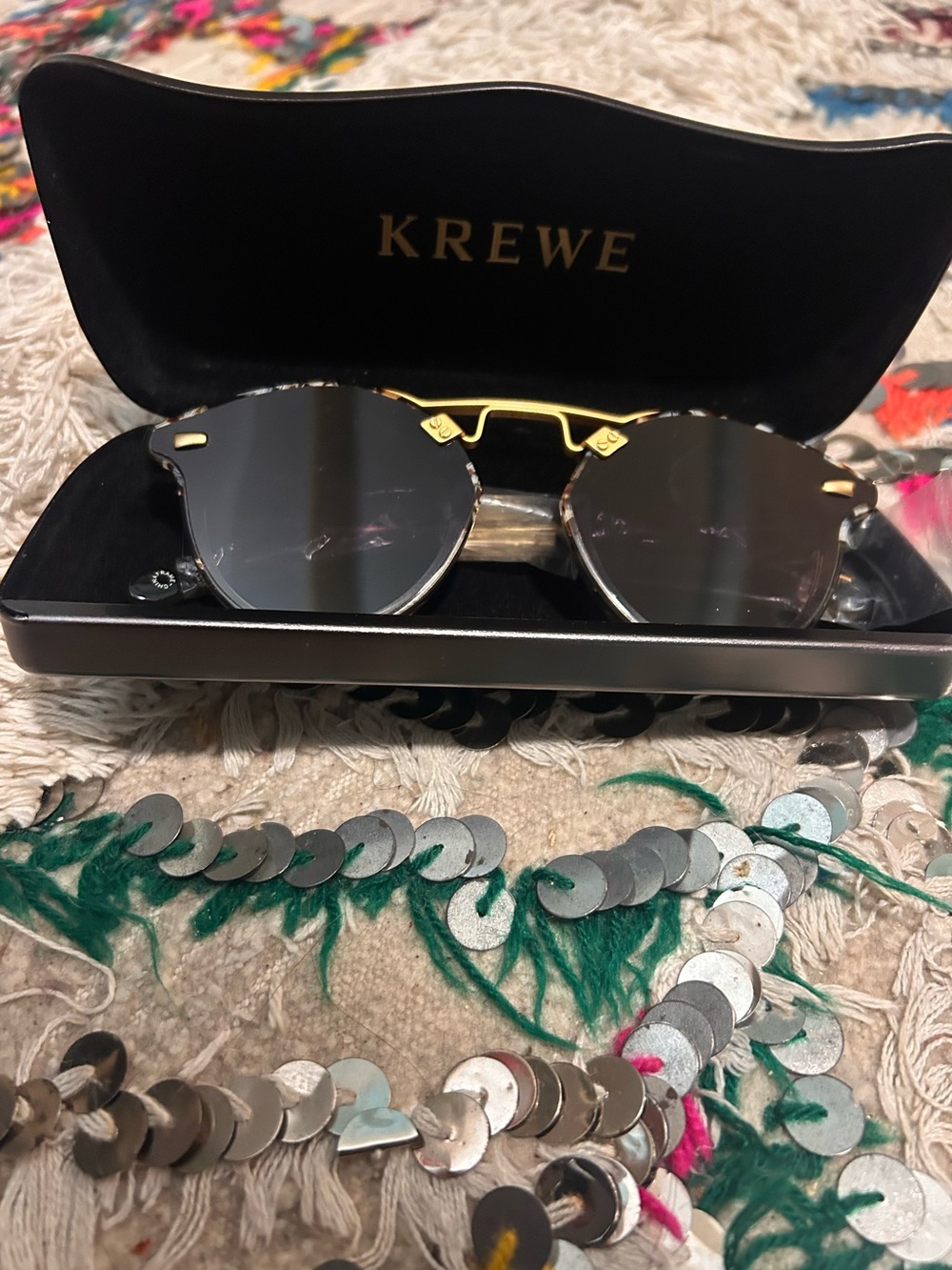 NEW IN BOX KREWE STL NYLON SUNGLASSES
